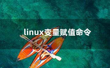 linux变量赋值命令？