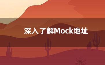 深入了解Mock地址