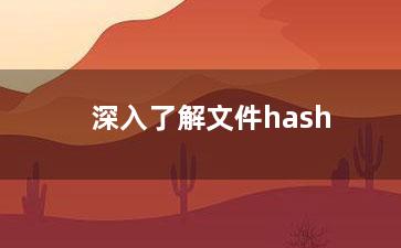 深入了解文件hash