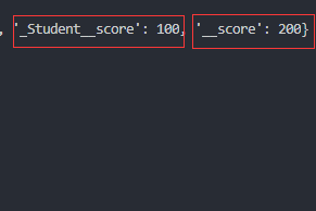 Python面向对象属性和方法可见性(二)